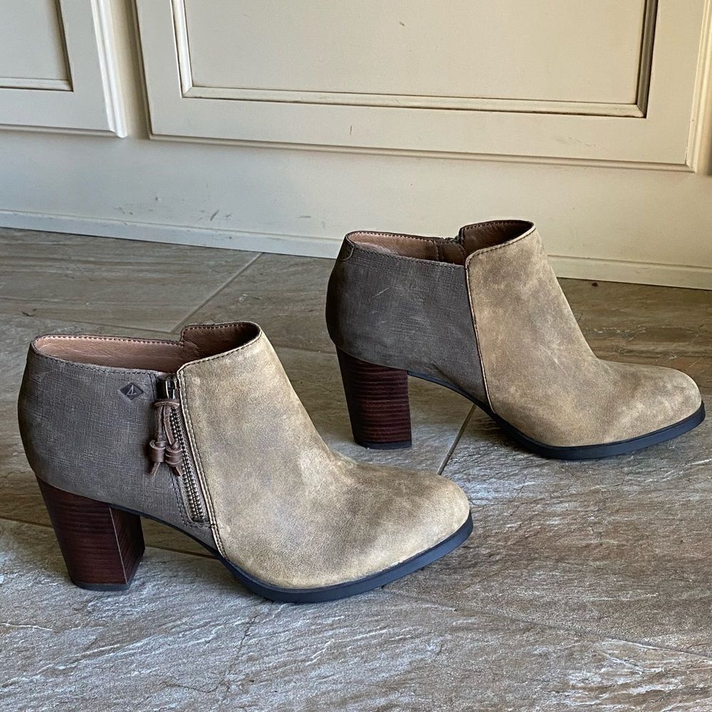 SPERRY Top-Sider Women's Brown Dasher Lille Ankle Bootie - Picture 4 of 13
